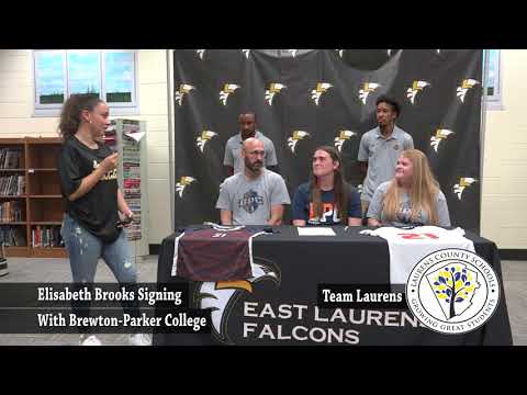 Elisabeth Brooks Signing with Brewton-Parker College