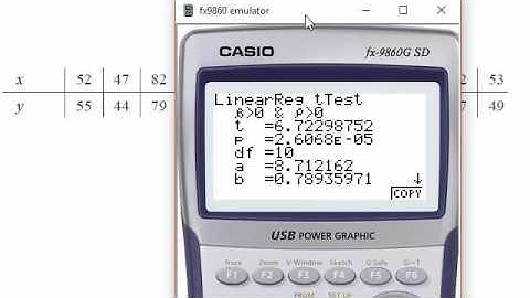 HL Apps: Bivariate Hypothesis test on calc