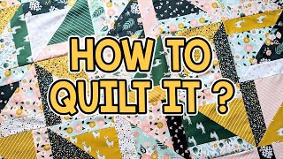 How To Quilt It | Dicey Log Cabin Quilt Pattern | Longarm Quilting