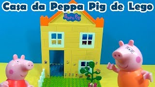 Peppa Pig Casa de Lego com jardim !! NOVO ! #MamãePig #PeppaPig