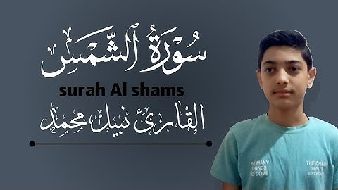 سوره الشمس بصوت القارئ نبيل محمد