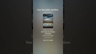 Unter dem milden Aprilhimmel,