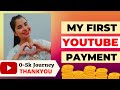 My first youtube payment   05k journey  thankyou guys   creative  info hub youtube