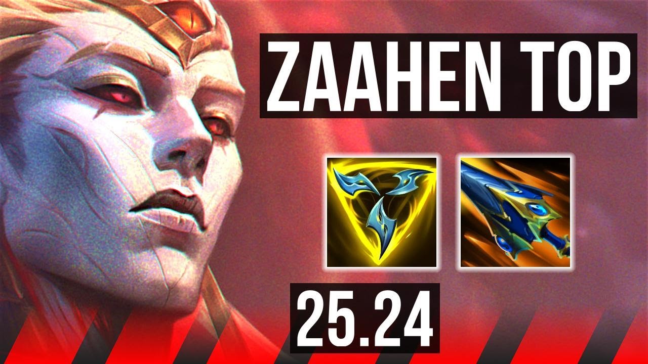 ZAAHEN vs DARIUS (TOP) | Good KDA: 5/2/12 | KR Master | 25.24