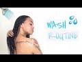 Natural hair  wash day routine start to finish  cool calm curly