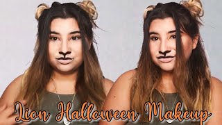 QUICK AND EASY LION HALLOWEEN MAKEUP TUTORIAL | Carla Majeno