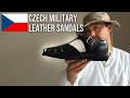 【グルカサンダル】チェコ軍 レザーサンダル  サイズが合えば買い！！着用動画