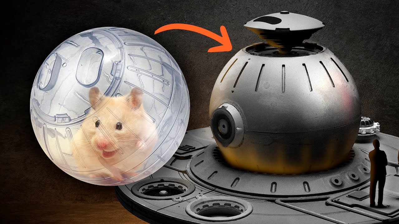 Hamster Ball into SUPER COMPUTER Diorama! YouTube