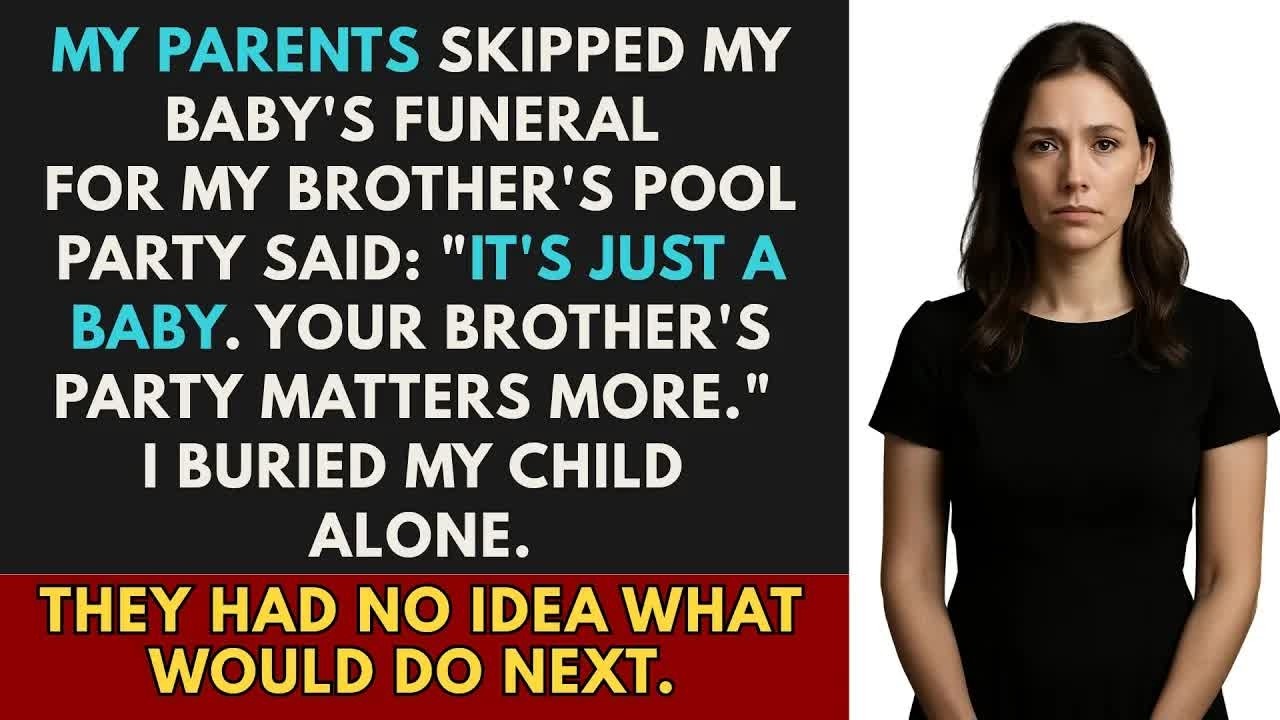 My Parents Skipped My Baby’s Funeral for a Pool Party — I Made Them Watch Me Bury Their Legacy
