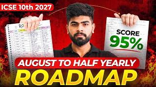 Half yearly Exam strategy to score 95%🔥 ICSE 10 Complete Subject-wise Plan✅ | ICSE 10th 2027