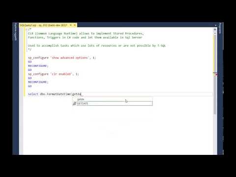 Sql Server and C# - CLR (Common Language Runtime) complete example with Deploy