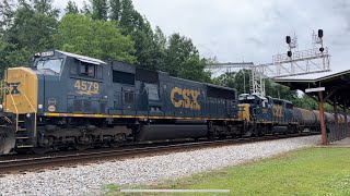 2 trains in Selma,NC on 5/9/24