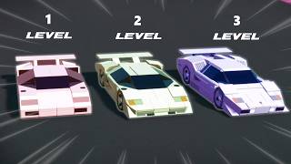 3 levels of building cars in Trailmakers