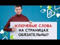 Ключевые слова на страницах обязательны?