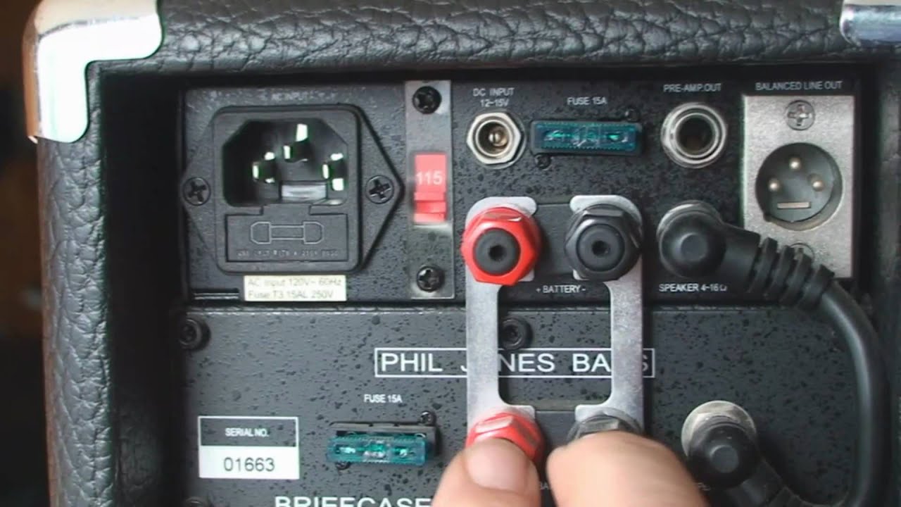 phil jones bass 型番BRIEFCASE Phil Jones Bass Briefcase Signature 160W High-Gloss Sunbust Sapele