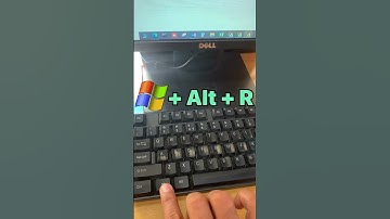 shortcut keys for screen recording on Windows 10 #shorts #shortcutkeys #computerknowledge #computer