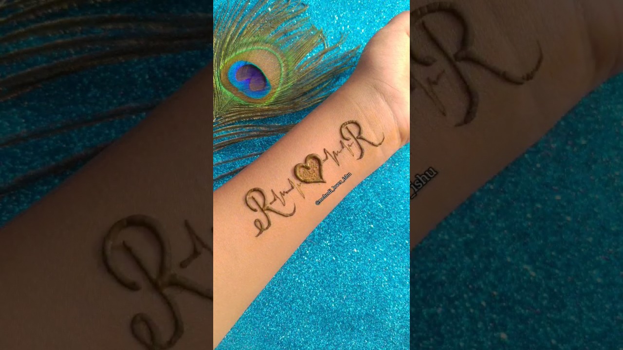 Cutest RR tattoo design 😍 ❤️ #2023 #tattoo #new #trend #viral - YouTube
