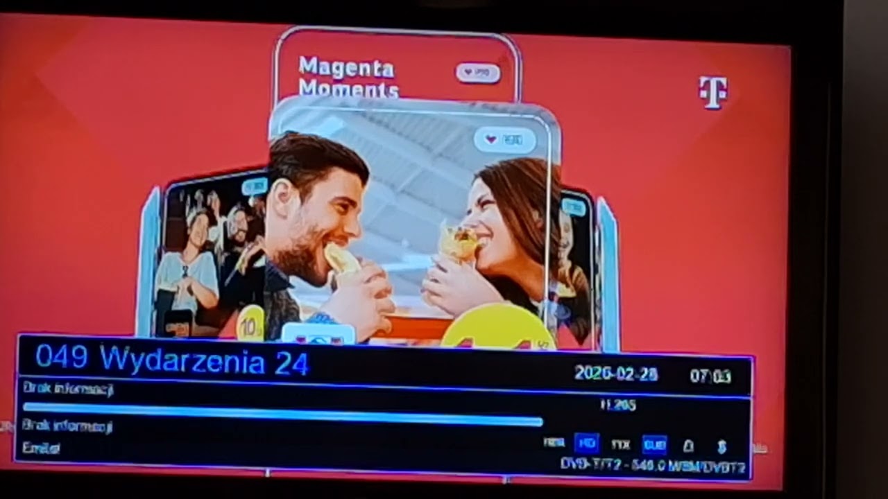 Zapping kanałów DVB-T2 w naziemne (28.02.2026r.)