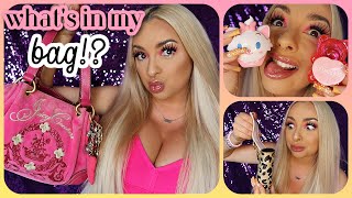 🎀🌸 What's in my pink JUICY COUTURE PURSE!! 🎀🌸