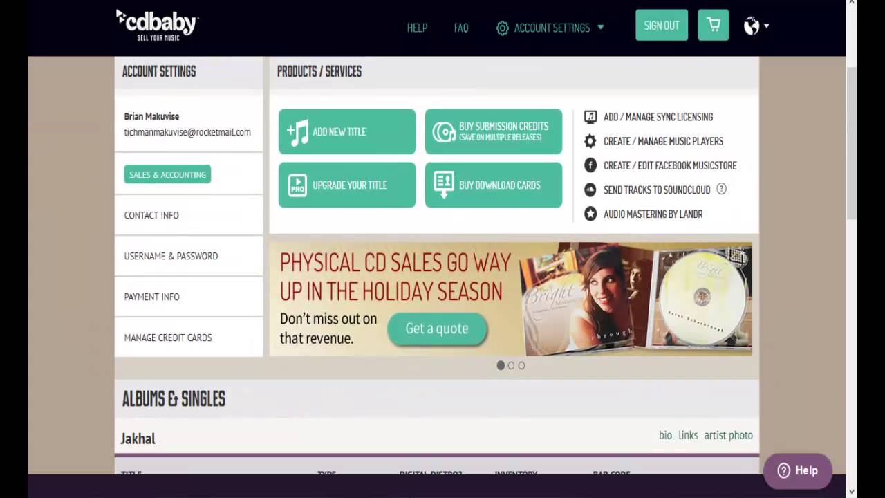 HOW TO UPLOAD MUSIC TO CD BABY ? YouTube