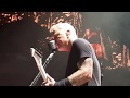 J. Hetfield own voice. So close, no need of microphone.