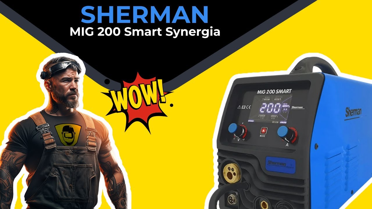 Spawarka Sherman MIG 200 Smart Synergia - zestaw