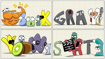 Alphabet Lore PARODY COMPILATION / Alphabet Lore animation @Mike Salcedo