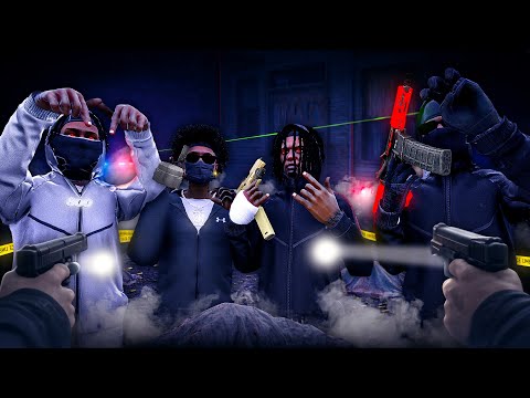 My GANG On DEMON TIME with a ARP and GLOCK SWITCH in GTA 5 RP..