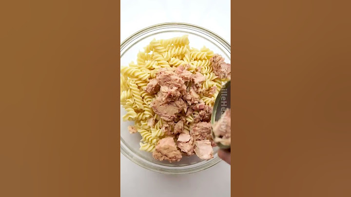 Salade de pâtes au thon 🥗