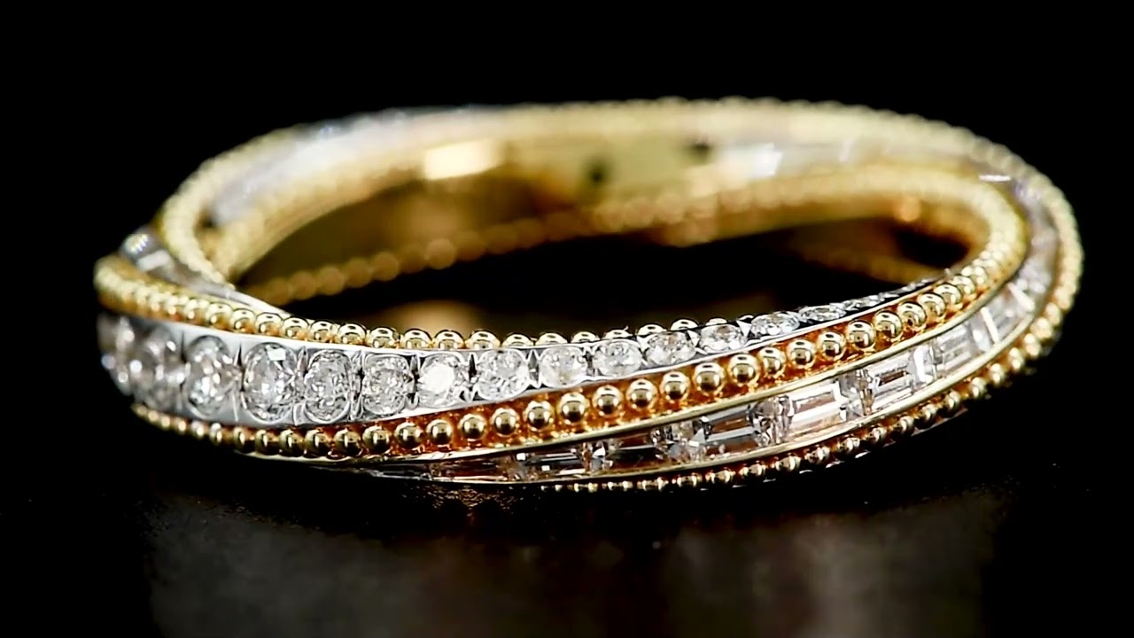 HARAKH Sunlight Hemispheres Colorless Diamond Ring