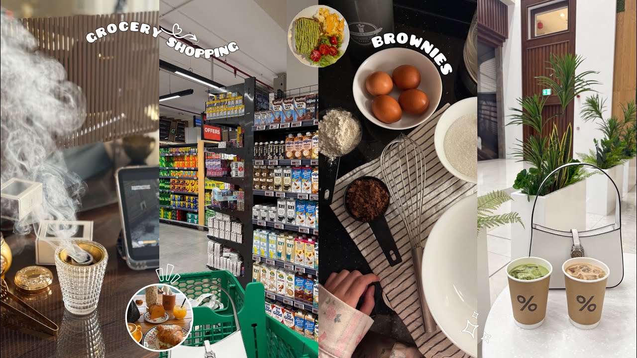 فلوق • ايام في حياتي 🎀 • براونيز 🍫 • تسوق سوبرماركت 🛒 • افوكادو توست 🥑