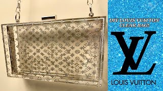 DIY Louis Vuitton Clear Bag  LV Multicolor inspired purse with