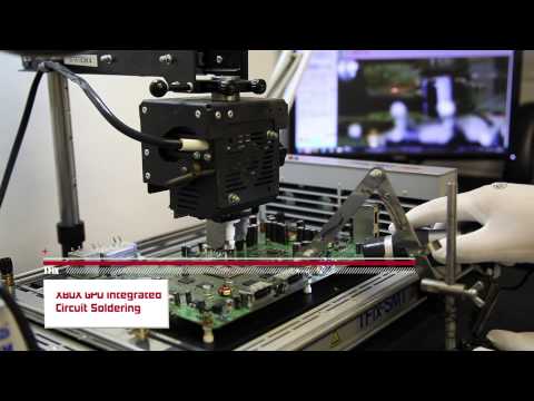 TFix XBOX GPU Soldering using Infrared BGA Rework Station at SMT Lab