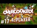 Overcooked - #17 - The Lost Morsel DLC (4 Player Overcooked Co-op Gameplay)