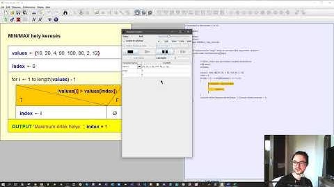 Programozási tételek | 6. Minimum és maximum hely keresése