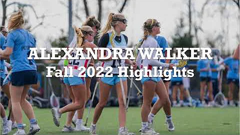 Alexandra (Wowie) Walker '24 - Fall Highlights 2022