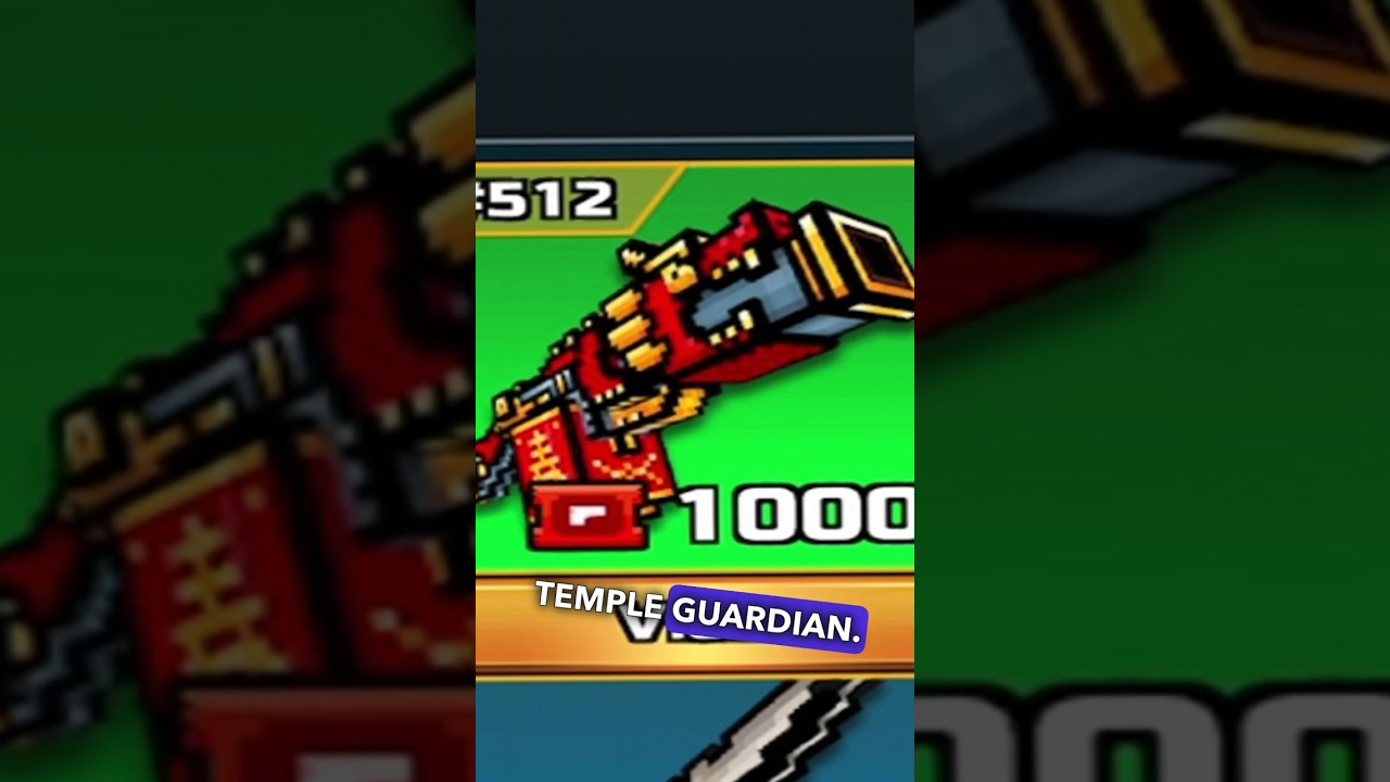 The most broken coupon weapon in Pixel Gun 3D..
