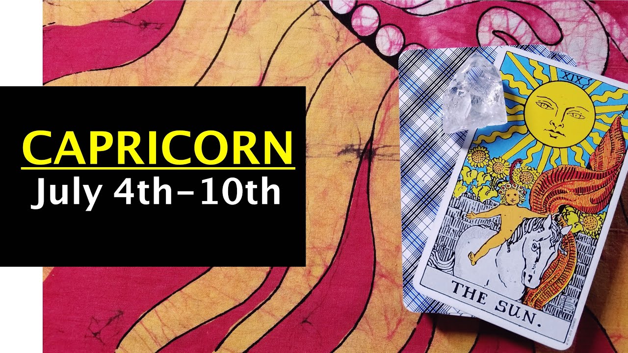 CAPRICORN SOMEONE MISSES YOU JULY 4th10th Love Tarot Reading YouTube