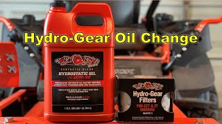 Bad Boy Mowers Maverick 50 Hour Maintenance Part 2 - Hydro-Gear Oil Change