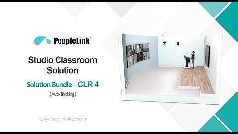 The Truly Immersive Classroom with Telepresence Video Wall | PeopleLink CLR4 Bundle