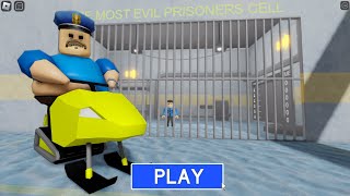 SNOW BARRY'S PRISON RUN! New Scary Obby (#Roblox)