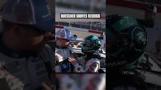 Buescher pushes Tyler Reddick 😳 #NASCAR #racing #fight