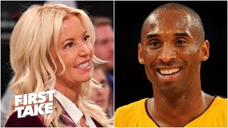 Jeanie Buss telling the Nets to 'bring it on' embodies the 'Mamba Mentality - Perk | First Take