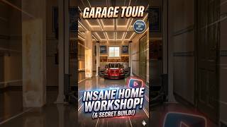 INSANE Dream Garage Tour 😱 | Luxury Home Workshop Setup!#new#ai #dreamgarage #luxurygarage #shorts
