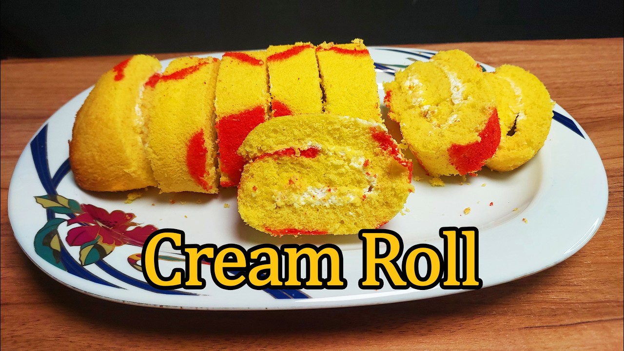 First Cream Roll! Join Me for Fun Moments🍰✨