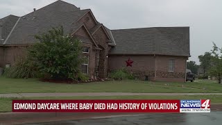 Edmond daycare where baby died had history of violations