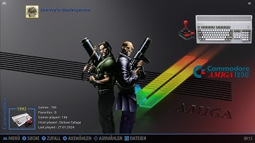 Amiga Game Selector Batocera 38 50Hz (testing Arkanoid & Dogs of War)