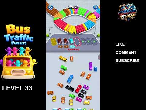 Bus Traffic Fever Level 33 walkthrough preview