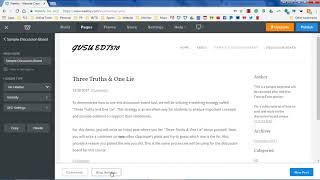 Weebly - Setting Blog Post Comments to Open