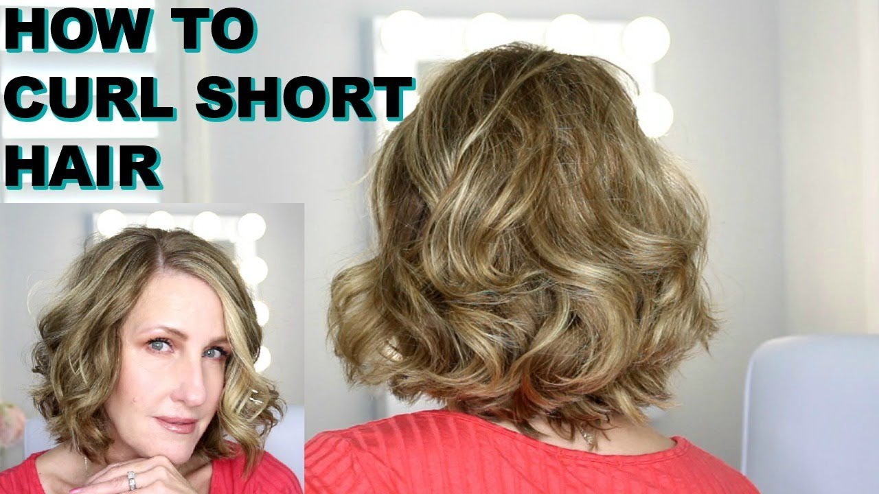 How to Curl Your Hair, Short Haircut and Hair Tutorial